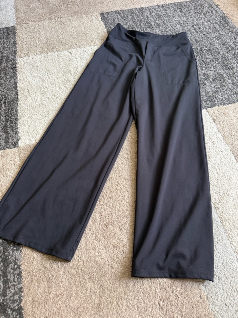 G4Free Wide Leg Black Womens Lounge Pants- M 8/10